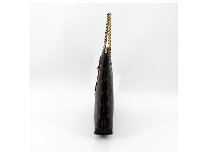 Louis Vuitton Lockit Chain Monogram Canvas Marrone - vista 3