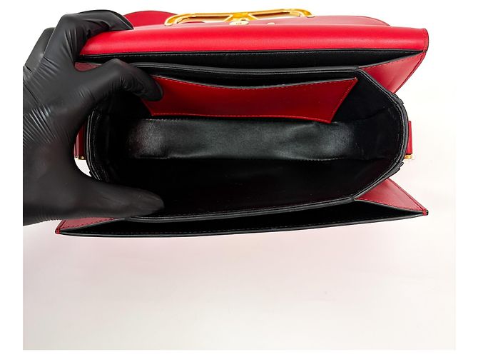 Valentino Garavani Supervee Leather Small D'oro - vista 5