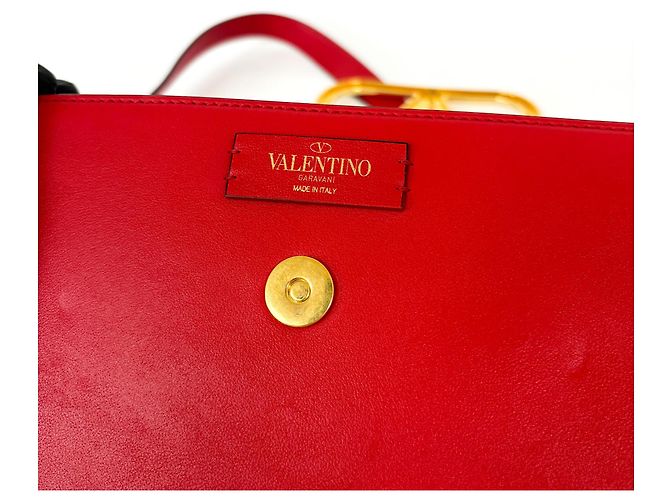 Valentino Garavani Supervee Leather Small D'oro - vista 6