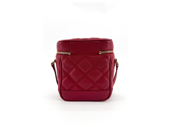 Autre Marque Saint Laurent 80's Vanity Quilted Leather Rot - Ansicht 2