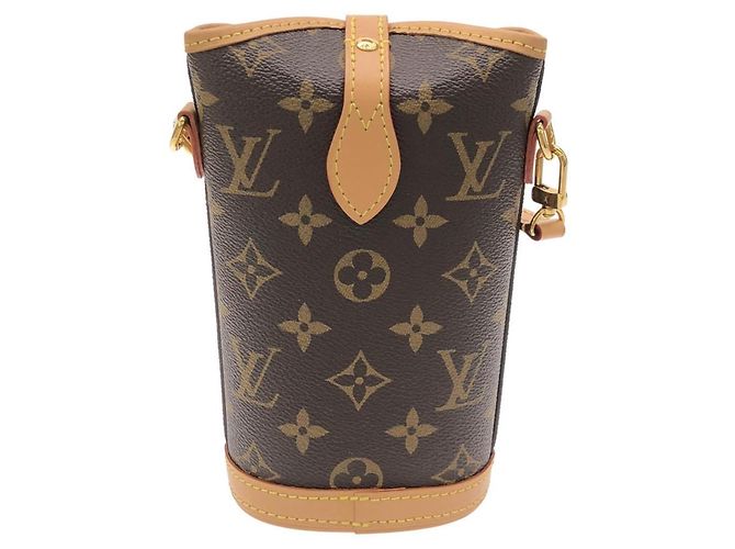 Bolso de mano Louis Vuitton Monogram Fold Me Castaño - vista 2