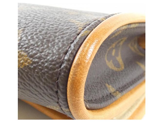 Louis Vuitton Monogram Pochette Twin GM M51852 Shoulder Bag Marrone - vista 3