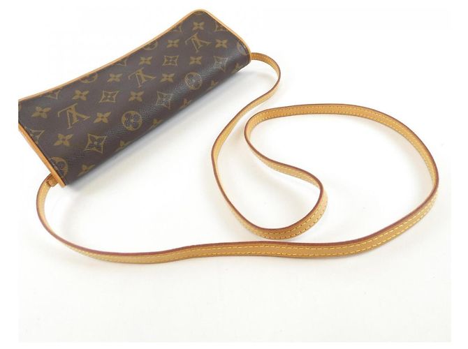 Louis Vuitton Monogram Pochette Twin GM M51852 Shoulder Bag Marrone - vista 5