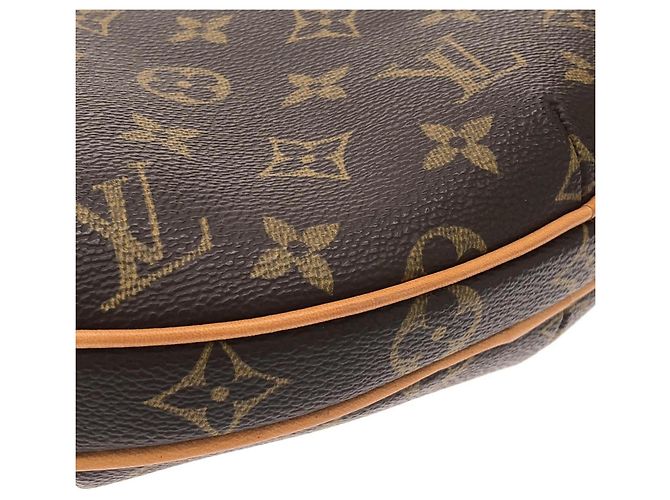 Louis Vuitton Monogram Pochette Croissant Schultertasche Braun - Ansicht 2