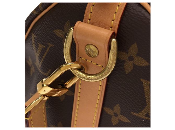 Borsa Boston Louis Vuitton Monogram Speedy Bandoulière 25cm Marrone - vista 5