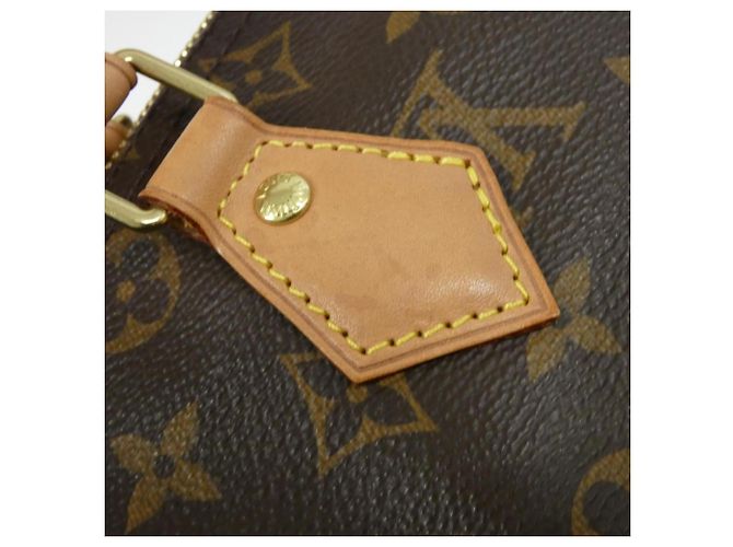 Borsa Boston Louis Vuitton Monogram Speedy Bandoulière Marrone - vista 5