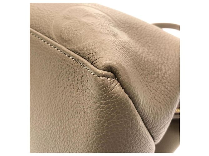 Borsa Louis Vuitton Monogram Empreinte Grand Palais MM Beige Grigio - vista 2