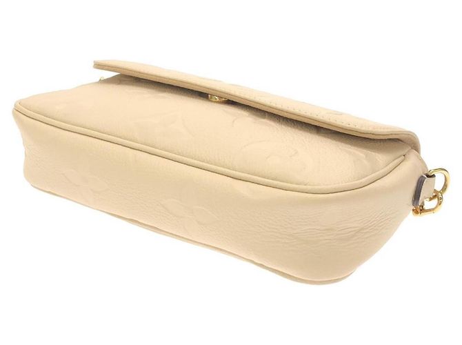 Louis Vuitton Monogram Empreinte Schultertasche Beige - Ansicht 3