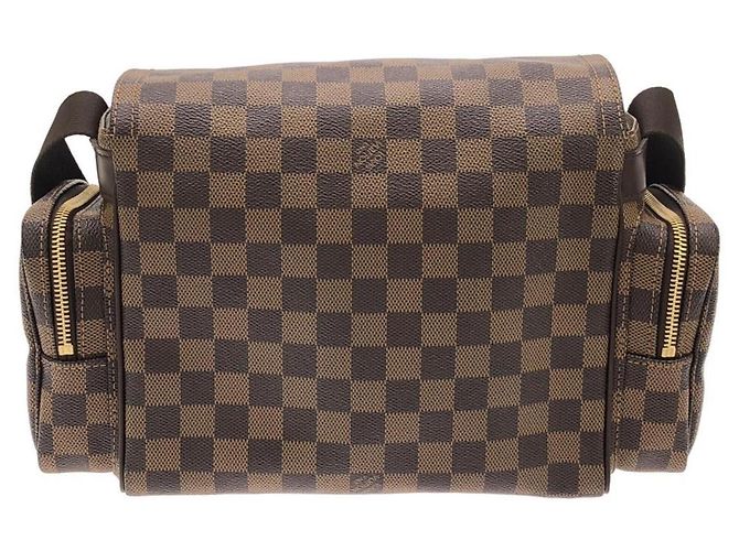 Borsa a tracolla Louis Vuitton Damier Reporter Melville Marrone - vista 2