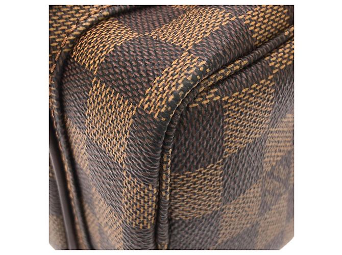 Borsa a tracolla Louis Vuitton Damier Reporter Melville Marrone - vista 3