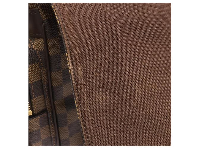 Borsa a tracolla Louis Vuitton Damier Reporter Melville Marrone - vista 5