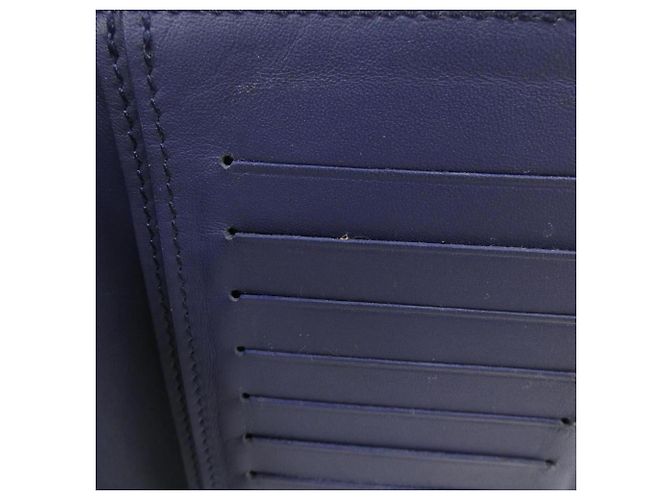 Louis Vuitton Watercolor Monogram Portefeuille Brazza Wallet Blu navy - vista 5