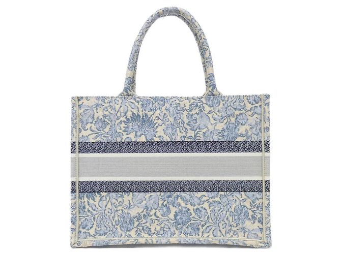 Christian Dior Book Tote Medium Handtasche Blau - Ansicht 2