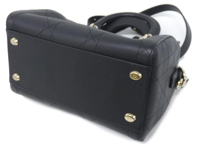 Borsa a mano piccola Christian Dior Granville Nero - vista 3