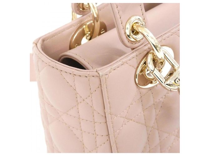 Borsa a mano Christian Dior MY ABCDIOR Lady Small Rosa - vista 4