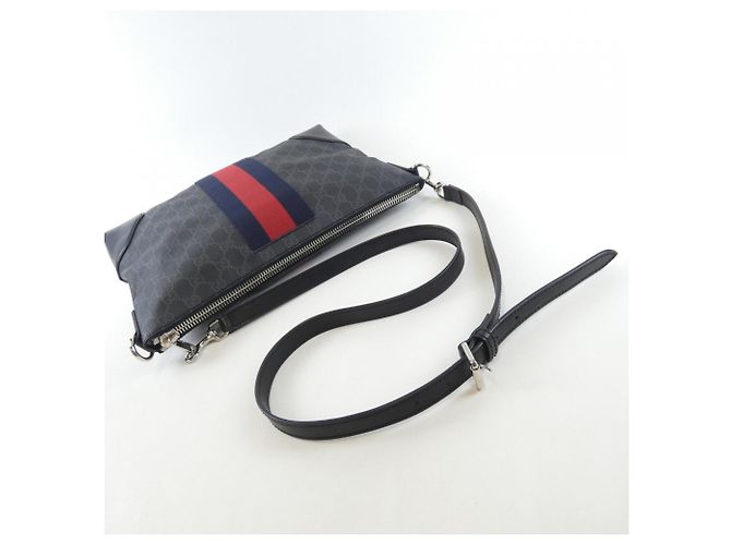 Borsa a tracolla Gucci 474139 K5ICN Marrone Nero - vista 5