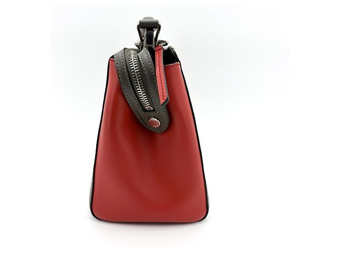 Borsa Convertible DotCom Fendi in Pelle Medium Marrone - vista 3