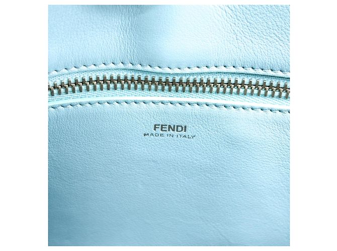 Borsa Convertible DotCom Fendi in Pelle Medium Marrone - vista 6