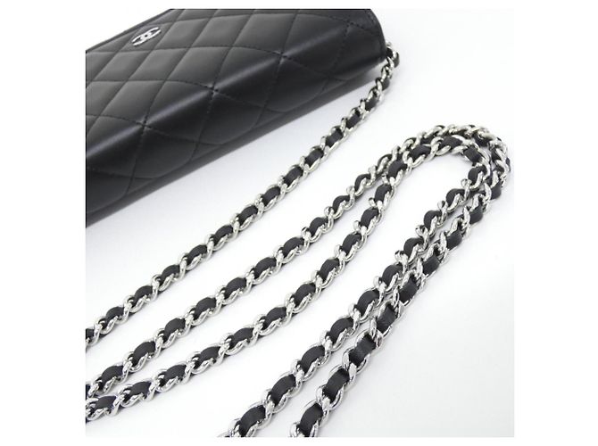 Catena per portafoglio Chanel Timeless Classic Line AP0250 Nero - vista 6