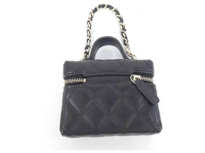 Charm per borsa Chanel Timeless Classic Line AP4897 Nero - vista 2