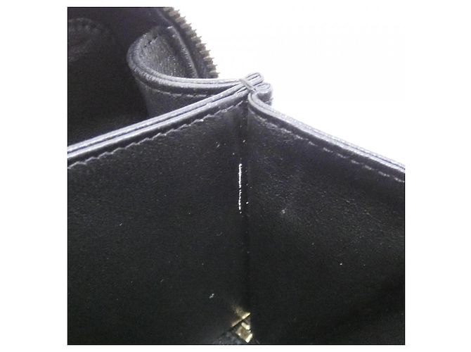 Borsa a tracolla Chanel 93342 in pelle di vitello martellata nera Nero - vista 8