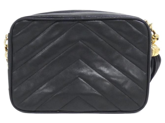 Borsa a tracolla Chanel 02009 Nero - vista 2