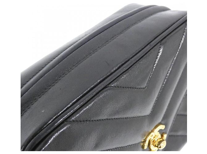 Borsa a tracolla Chanel 02009 Nero - vista 5