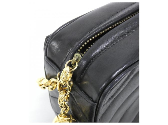 Borsa a tracolla Chanel 02009 Nero - vista 7