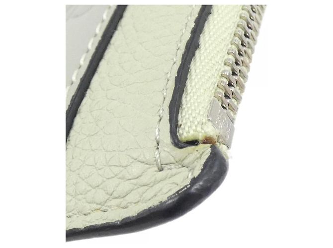 Monedero de piel de ternera Loewe Castaño Verde - vista 4