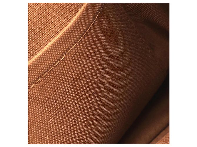 Mochila Louis Vuitton Monogram Montsouris PM Castaño - vista 9