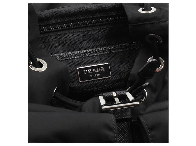 Saffiano Prada Re-Nylon Small Backpack Black - view 10
