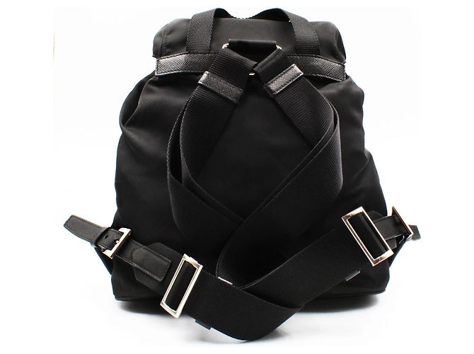 Saffiano Prada Re-Nylon Small Backpack Black - view 3