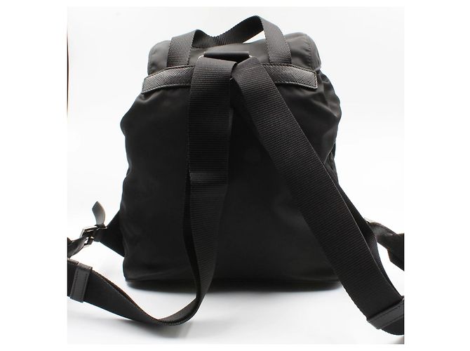 Saffiano Prada Re-Nylon Small Backpack Black - view 4