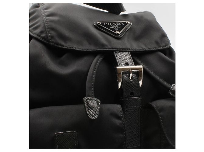 Saffiano Prada Re-Nylon Small Backpack Black - view 5