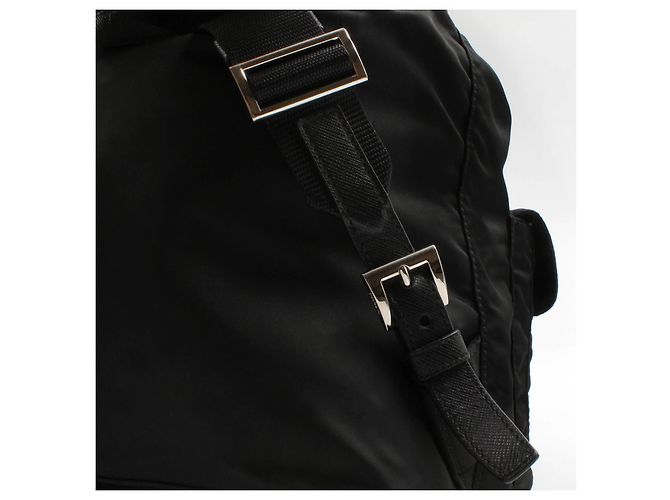Saffiano Prada Re-Nylon Small Backpack Black - view 7