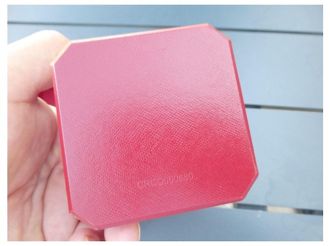 Cartier Red Leather Ring Box Gold hardware - view 6