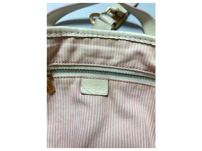 Céline Celine Arc de Triomphe Monogramm Handtasche - Rosa Canvas Pink Beige - Ansicht 8