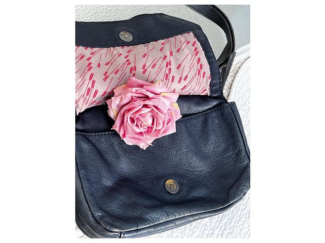 Borsa a tracolla in pelle Liebeskind Berlin Blu scuro - vista 2