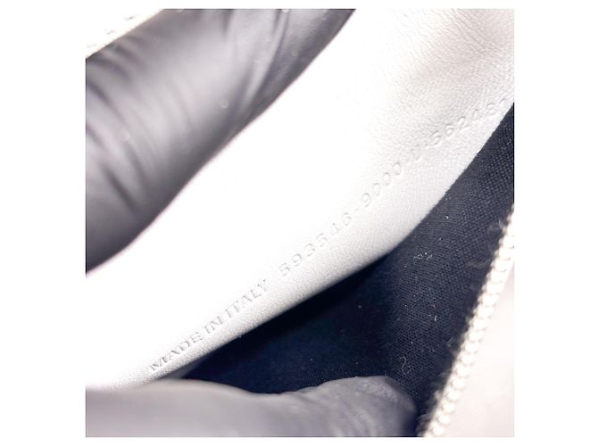 Balenciaga Hourglass Top Handle Leather XS Bianco - vista 7