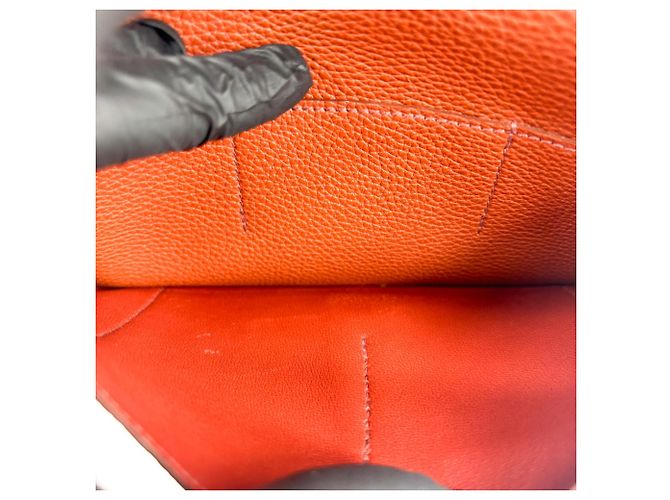 Hermès Bicolor Dogon Duo em couro combinado Marrom - vista 5