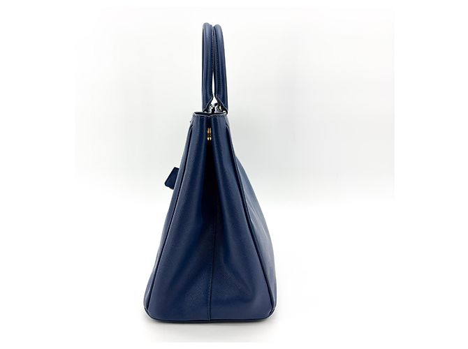 Prada Lux Open Saffiano Leather Medium Blau - Ansicht 3