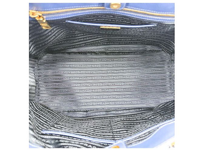 Prada Lux Open Saffiano Leather Medium Blau - Ansicht 5