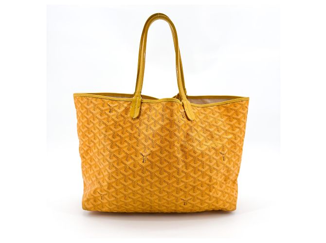Borsa Tote Goyard Saint Louis Coated Canvas PM Giallo - vista 2
