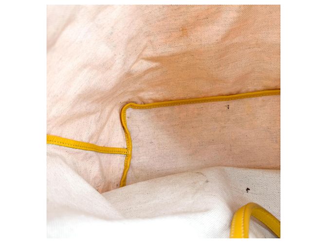 Borsa Tote Goyard Saint Louis Coated Canvas PM Giallo - vista 5