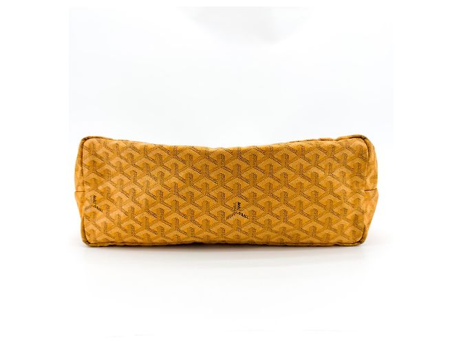 Borsa Tote Goyard Saint Louis Coated Canvas PM Giallo - vista 7