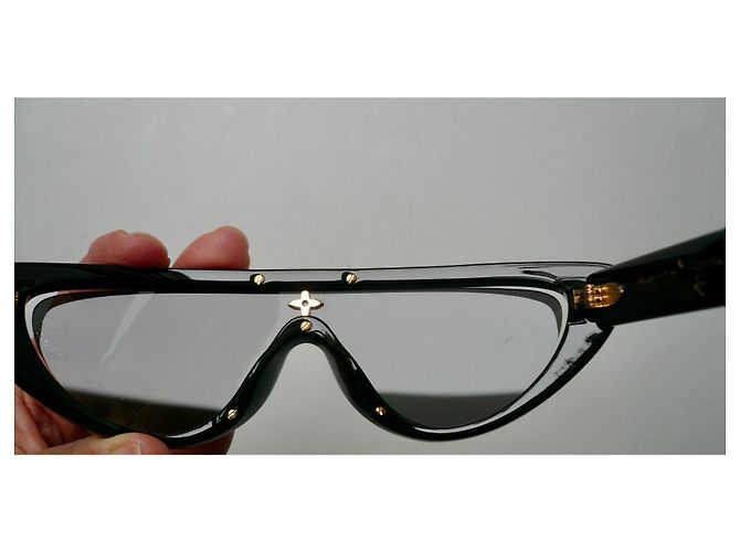 Louis Vuitton Z2179U Occhiali da Sole Split Cat Eye Neri Nero - vista 11