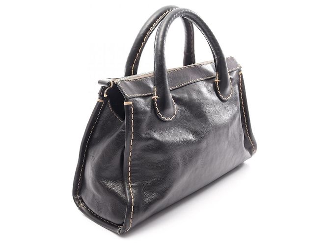 Bolso Chloé EDITH en piel negra Negro - vista 2