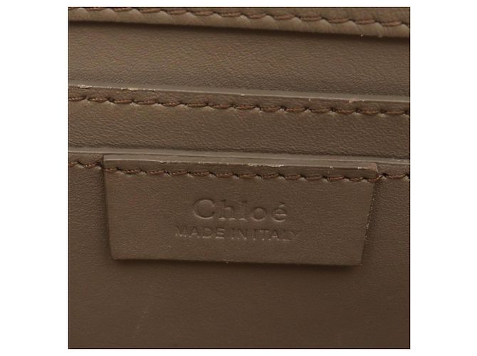 Chloé ROY 2-Way Schultertasche/Handtasche Beige - Ansicht 4