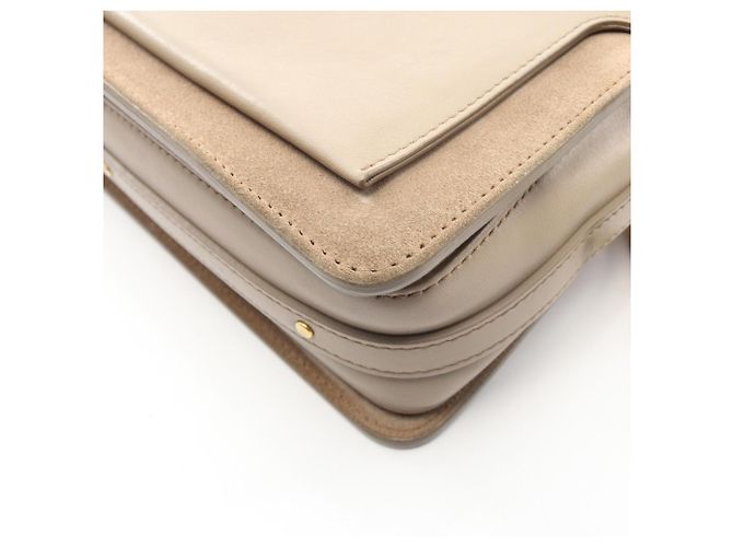 Chloé ROY 2-Way Schultertasche/Handtasche Beige - Ansicht 5