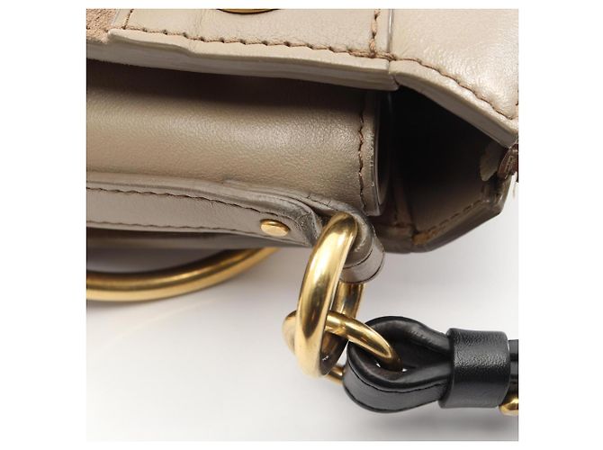 Chloé ROY 2-Way Schultertasche/Handtasche Beige - Ansicht 6